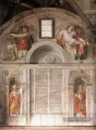 Sistine Chapel Lunette und Popes Hochrenaissance Michelangelo